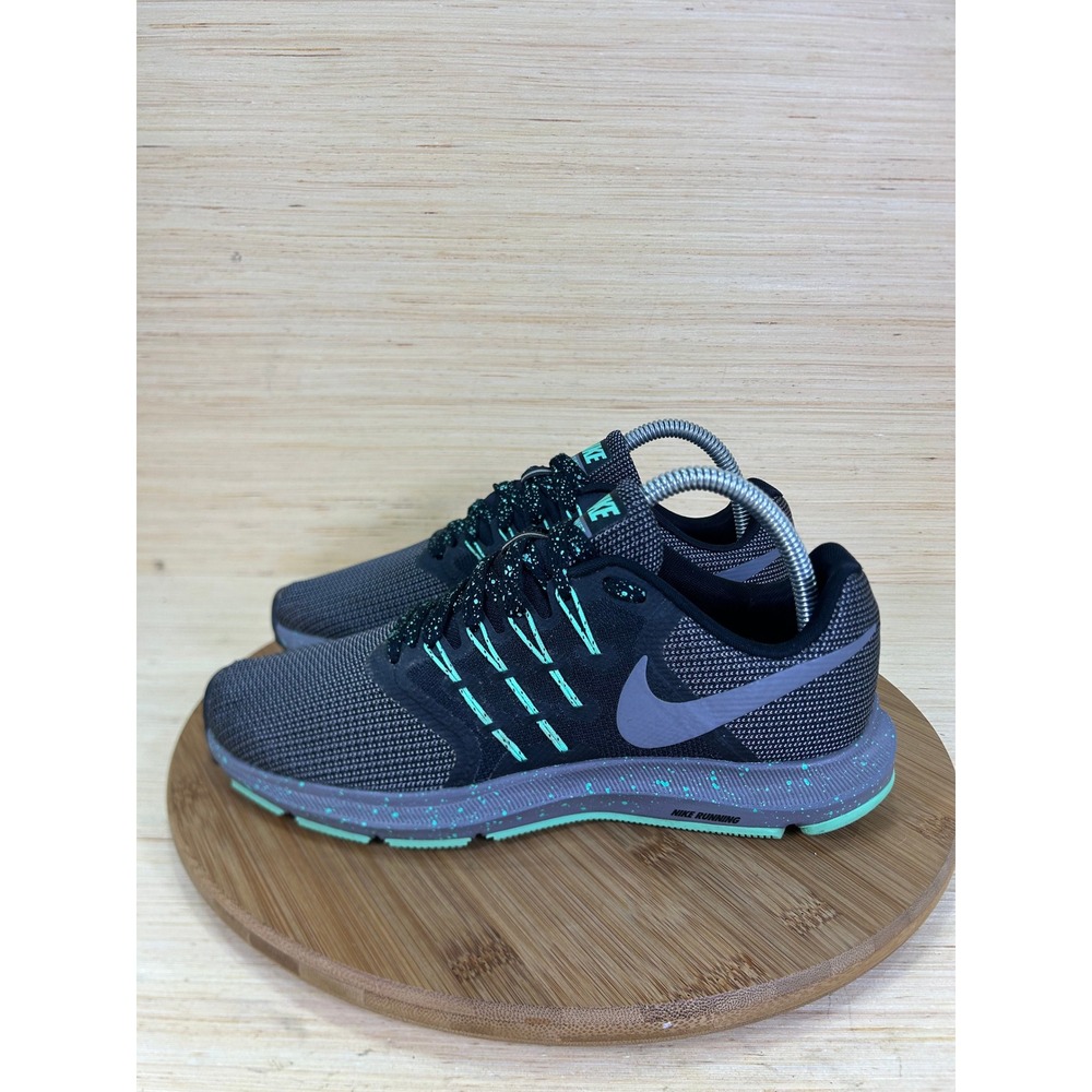 Nike Run Swift Womens Black Mint Green Running Shoes AR1904-001 Size 8